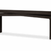 Smoked Black Oak Sofa Table/Console